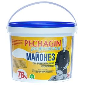 Майонез 78 % Pechagin Professional 5 л/ 4,65 кг