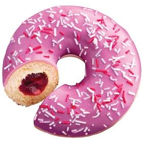 Донат начинка Ягодный микс розовая глазурь и цветная посыпка (70г х 36 шт) Bakerton зам. Донат начинка Ягодный микс розовая глазурь и цветная посыпка (70г х 36 шт) Bakerton зам.