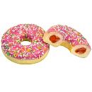 Донат с начинкой Клубника и разноцветной посыпкой  (70г х 36 шт) зам., Польша