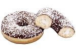 Донат Кокосовая начинка шоколадная глазурь с кокосовой стружкой (70г х 36 шт) зам., Польша Донат Кокосовая начинка шоколадная глазурь с кокосовой стружкой (70г х 36 шт) зам., Польша