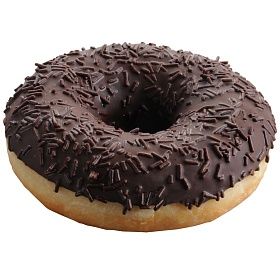 Донат Шоколадный какао глазурь и какао посыпка (58г х 36 шт) зам., Польша