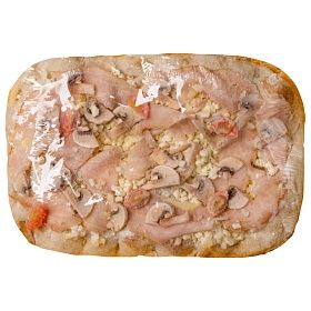 Пицца Ветчина и грибы 20х30 см (420г х 10 шт) Zotman зам.