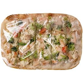 Пицца Цыпленок с песто 20х30 см (450г х 10 шт) Zotman зам.