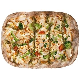 Пицца Цыпленок с песто 20х30 см (450г х 10 шт) Zotman зам.