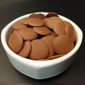 Шоколад молочный (кувертюр) 36% без сахара ICAM, 4 кг, Италия