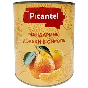 Мандарин дольки 3,1л PICANTEL, Китай