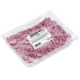 Ветчина свиная нарезка кубик 500г, Велком