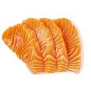 Филе форели слабосоленое нарезка 250г Пеликан зам.