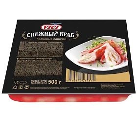 Крабовые палочки Снежный краб 500г VICI охл.