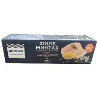 Филе минтая без кожи и костей мороженое 1кг