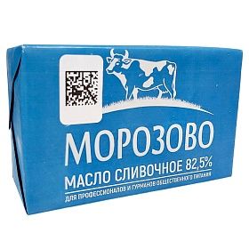 Масло сливочное 82,5% Морозово 400г зам.