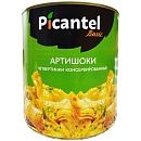 Артишоки четвертинки в собственном соку 2,5кг, PICANTEL BASIC, Египет