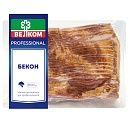 Бекон сырокопчёный Велком нарезка ~1кг зам.