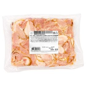 Бекон сырокопчёный Слайсы Велком нарезка ~1,2кг зам.