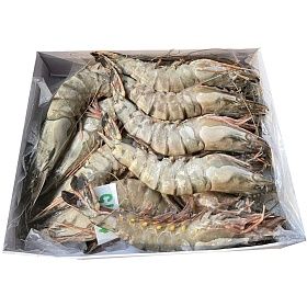 Креветки тигровые с головой 13/15  1кг зам., Бангладеш