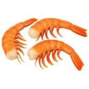 Лангустины (красная креветка) без головы 31/50 (С1)  2кг, Аргентина