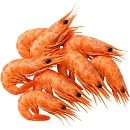 Креветки неочищенные сырьевые 90/120 бортовая заморозка 5кг, Китай