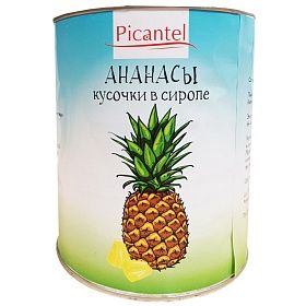 Ананас кусочки 3,06кг PICANTEL, Таиланд