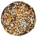 Берлинер начинка Лесной орех-какао шоколадн. глазурь и дроблёный орех (38г х 24 шт) зам., Польша