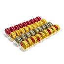 Макаронс набор (вишня, солёная карамель, банан, манго/маракуйя ) Макароника (16г х 36 шт) зам.