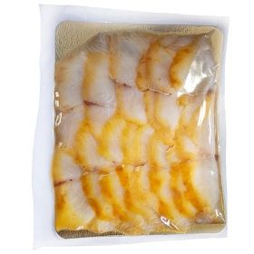 Филе масляной рыбы подкопченое нарезка 500г зам.