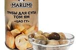 Грибы Цао Гу консервированные для супа Том Ям 425 мл Marumi, Китай Грибы Цао Гу консервированные для супа Том Ям 425 мл Marumi, Китай