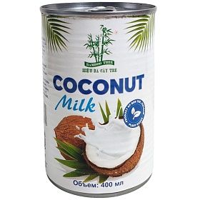 Молоко кокосовое 86% (жирн. 17-19%) BAMBOO TREE 400мл, Вьетнам