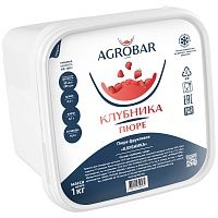 Пюре из клубники с сахаром Agrobar 1кг зам.