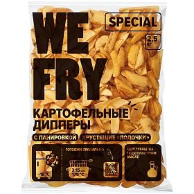 Картофельные дипперы с панировкой Special WE FRY 2,5кг зам.