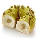 Донат-мини Фисташковая начинка фисташковая глазурь и миндальный декор (25г х 120 шт) зам., Нидерланды