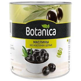 Маслины без косточки гигант калибр 80/100 3,1л Botanica, Турция Маслины без косточки гигант калибр 80/100 3,1л Botanica, Турция