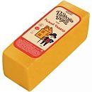 Чеддер рыжий 45% Радость вкуса, брус ~ 3,5кг