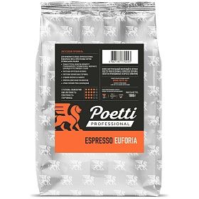 Кофе в зернах Poetti Espresso Euforia 1 кг