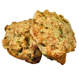 Оладьи куриные 6,4 кг(80г х 80 шт) зам.