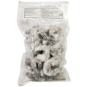 Креветки очищенные без хвоста и пищевода 21/25  500г, Индия