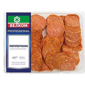 Пепперони сырокопчёная, d 45-47 мм, 500 г, Велком