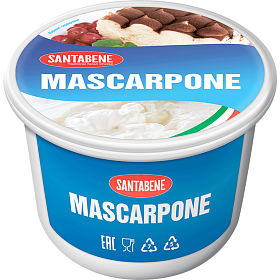 Маскарпоне 80% 500г Santabene