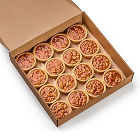 Тарталетка-мини Карамельно-ореховая (60г х 16 шт) 0,96кг Десертные истории зам.