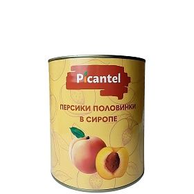 Персик половинки PICANTEL 850 мл, Китай