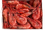 Креветки северные с головой 70/90 ДВ бортовая заморозка 500г