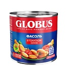 Фасоль белая в томатном соусе 400г Globus