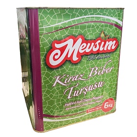 Перцы Черри маринованные острые 15кг Mevsim, Турция