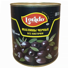 Маслины без косточки (калибр 280-320) - 3,1 л, Lorado, Египет