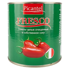Томаты целые очищенные Picantel Fresco 2,5кг, Италия