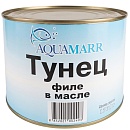 Тунец филе в масле AQUAMARR 1,7 кг, Таиланд