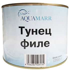 Тунец филе в масле 1,7кг AQUAMARR, Китай