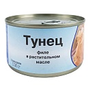 Тунец филе в масле - 185 г, Китай