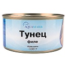 Тунец филе в собственном соку  185г AQUAMARR, Китай
