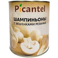 Грибы Шампиньоны  резаные с вешенками 3,1л Picantel, Китай