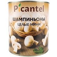Грибы Шампиньоны целые мини  3,1л Picantel, Китай